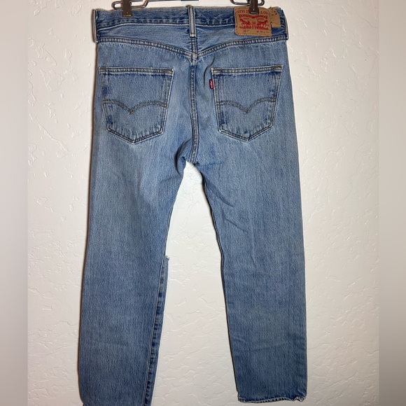 Vintage Levi’s 501 WPL 423 Button Fly Blue Light Wash Jeans Men Women Sz W30 L30 - Picture 5 of 13